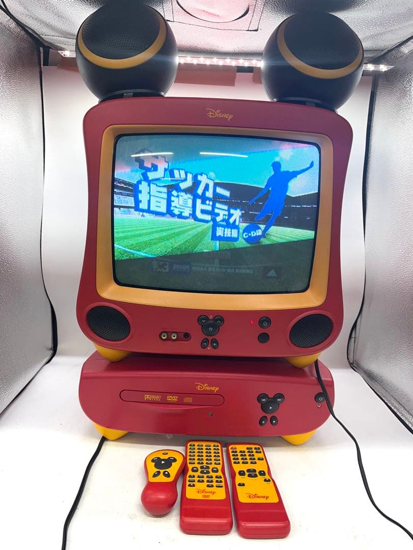 Disney テレビ ディズニー ミッキーマウス 14型テレビ 当時 ブラウン管