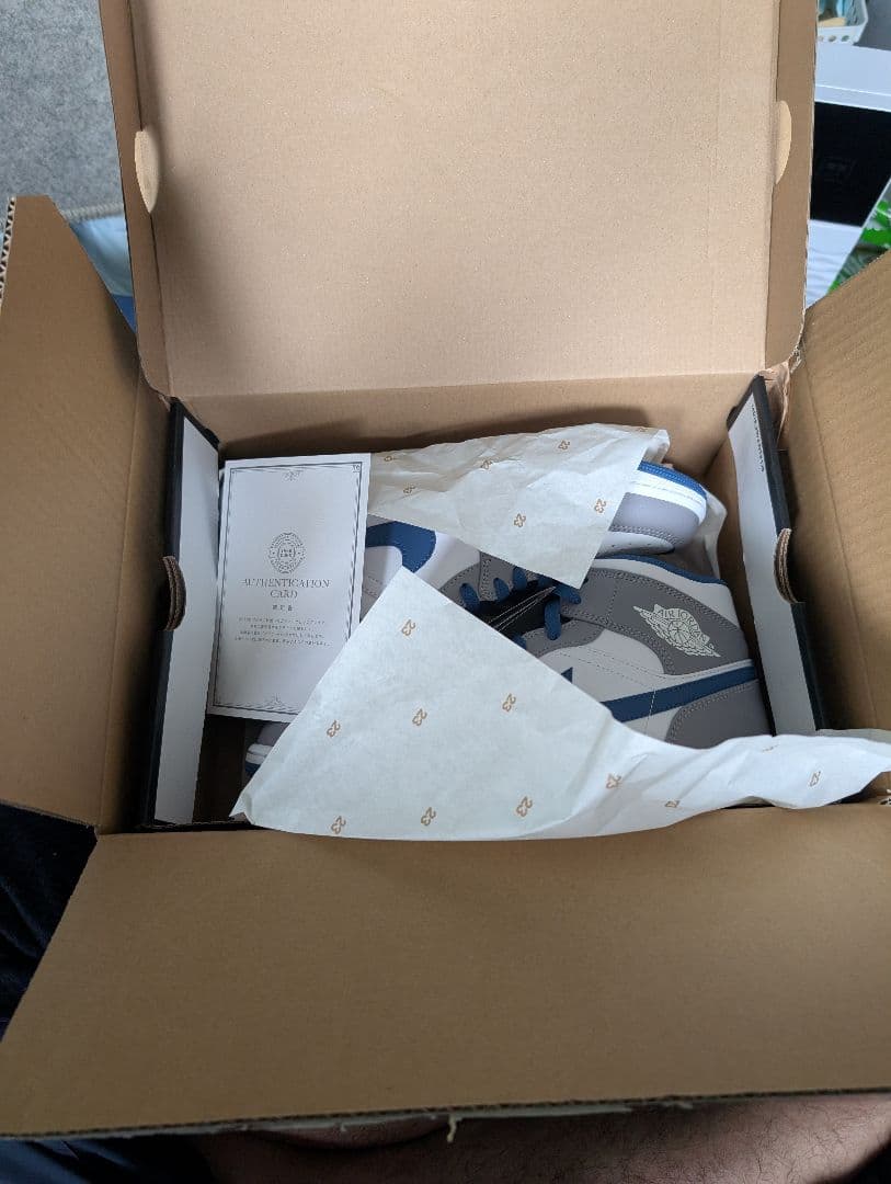 AIR JORDAN 1 MID TRUE BLUE DQ8426-014 エア