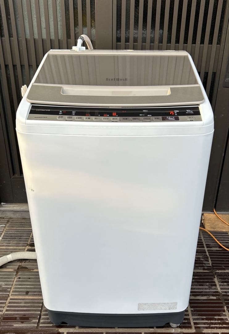 日立 洗濯機 ビートウォッシュ 10.0kg BW-KSV100E シャンパン