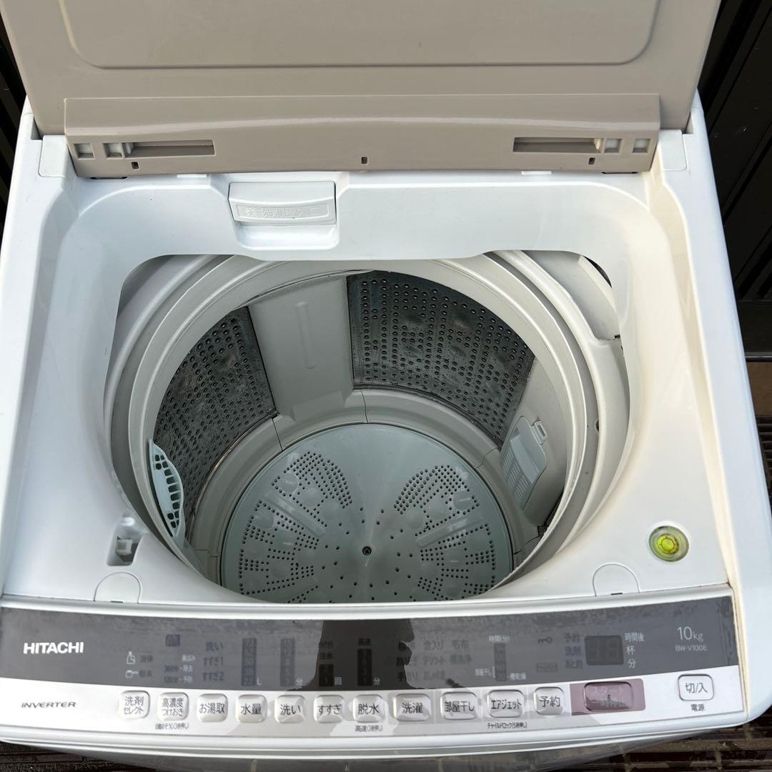 日立 洗濯機 ビートウォッシュ 10.0kg BW-KSV100E シャンパン