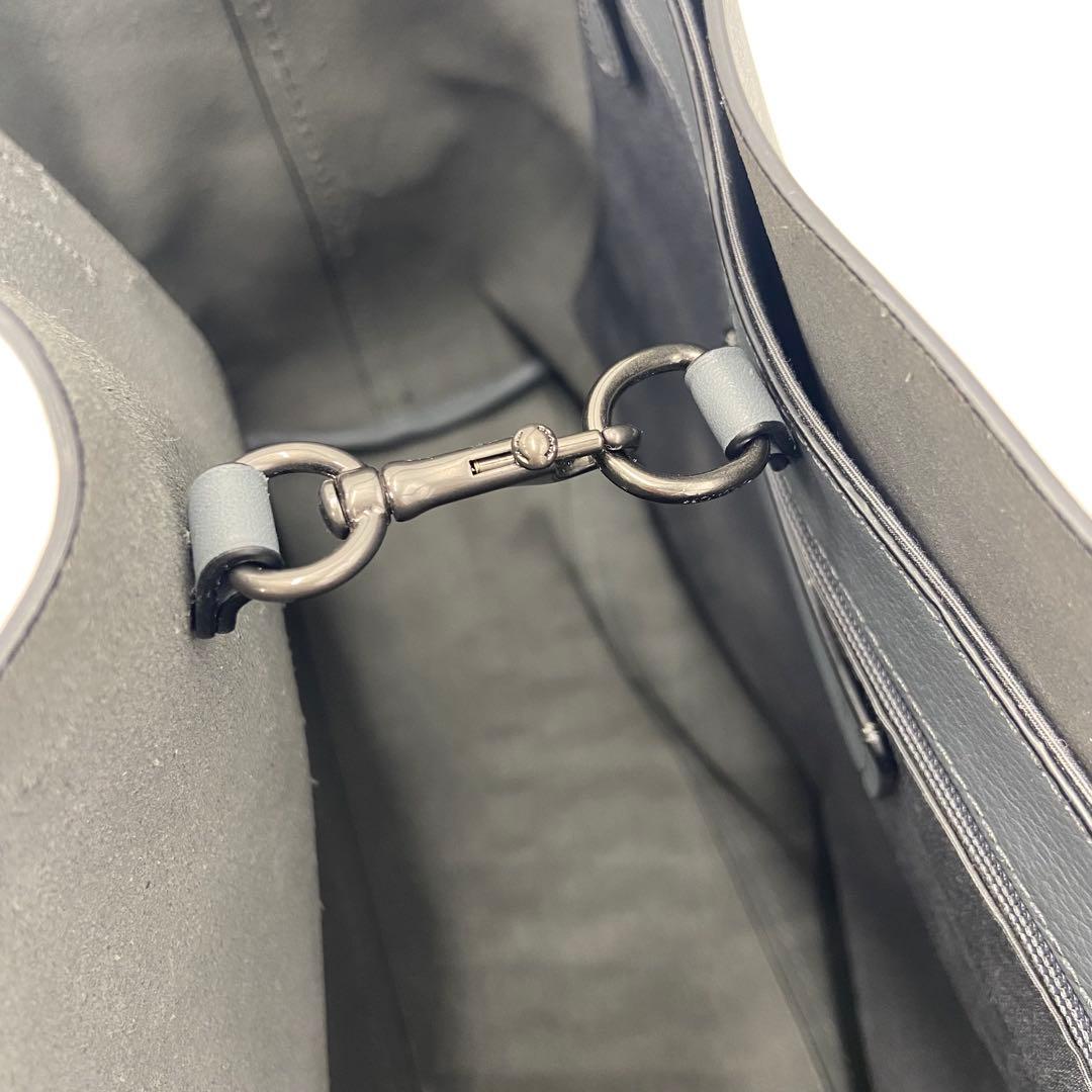 美品✨ コーチ 59403 トートバッグ ビジネス レザー 肩掛け グレー A4