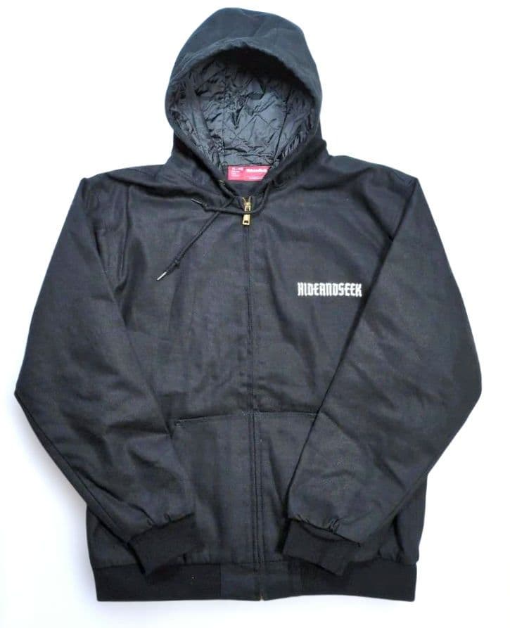 H&S ZIP JKT XL BLACK 未使用 ハイドアンドシーク