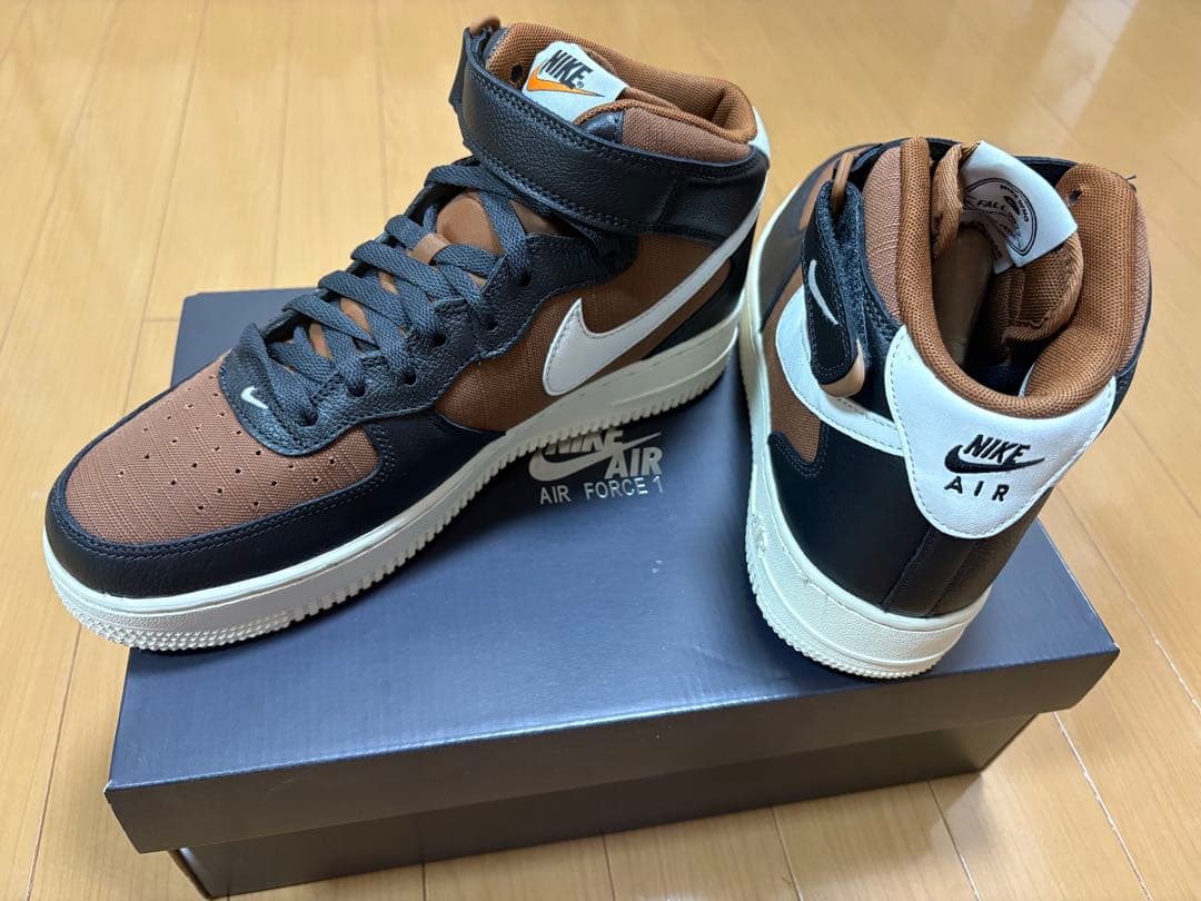 Nike Air Force 1 ブラウン/ブラック