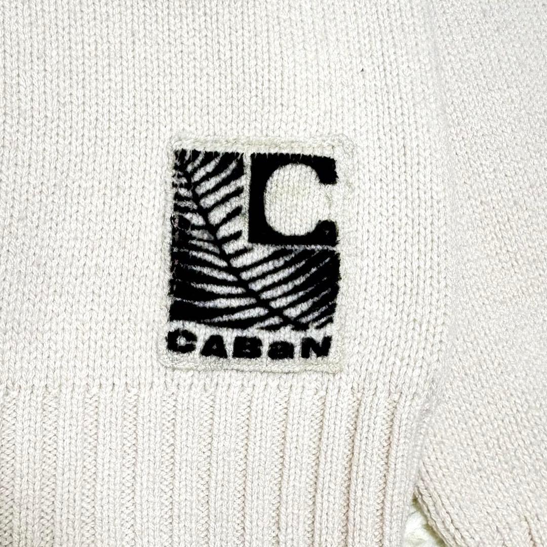 CABaN ウールカシミヤ アートフレーム クルーネック プルオーバー