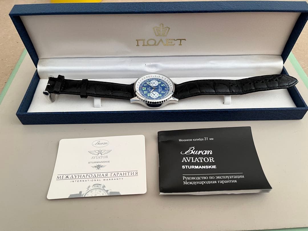 ポレオット　アルバトロス　手巻きクロノグラフ