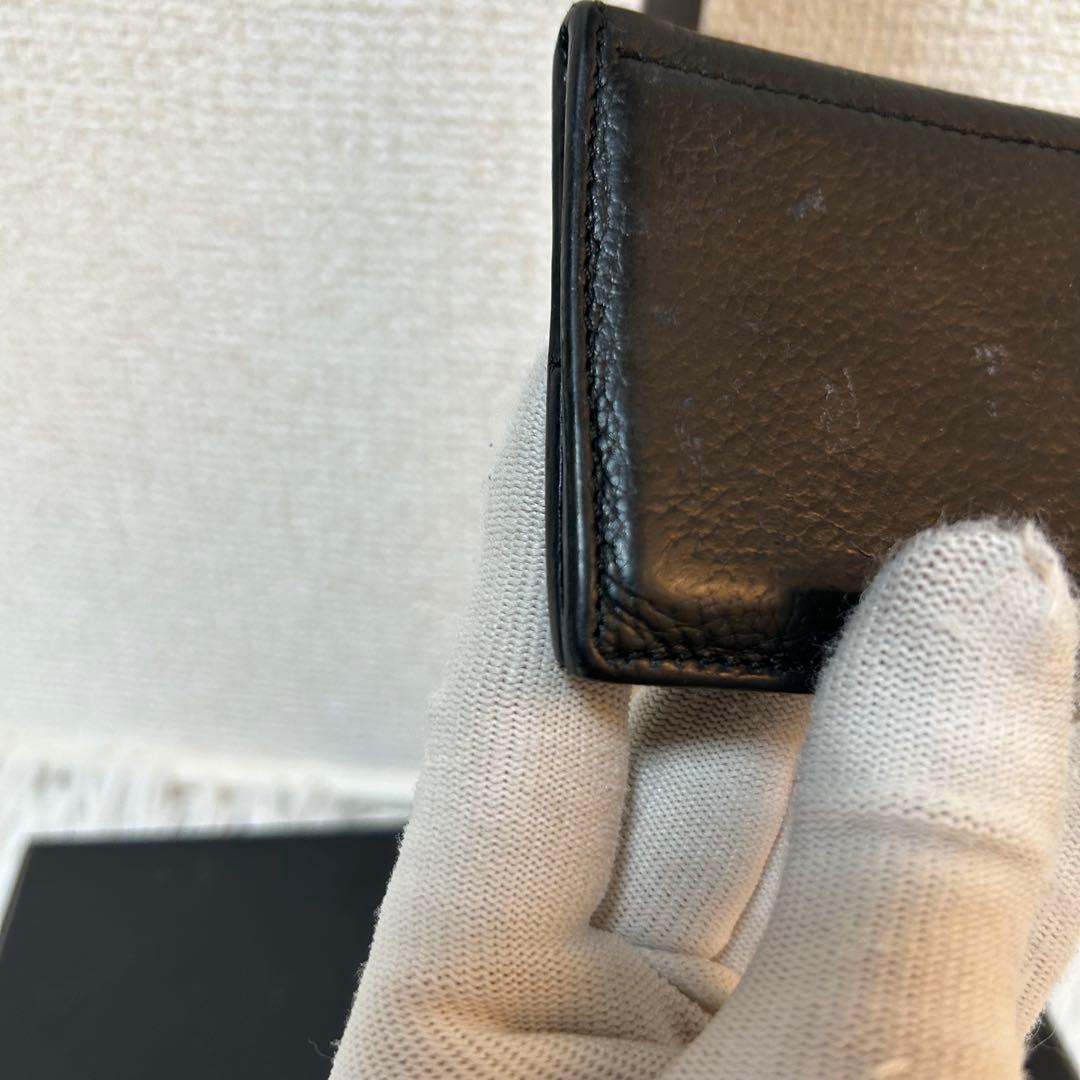 【希少✨レザー/ケース】ロンハーマン　コンパクト　ブラック　ユニセックス