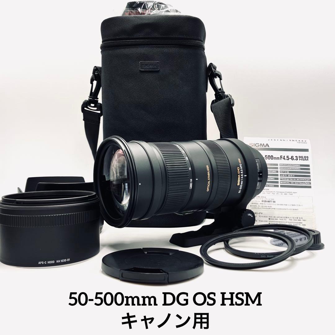 ❁大迫力！超望遠❁SIGMA 50-500mm DG OS HSM キャノン用