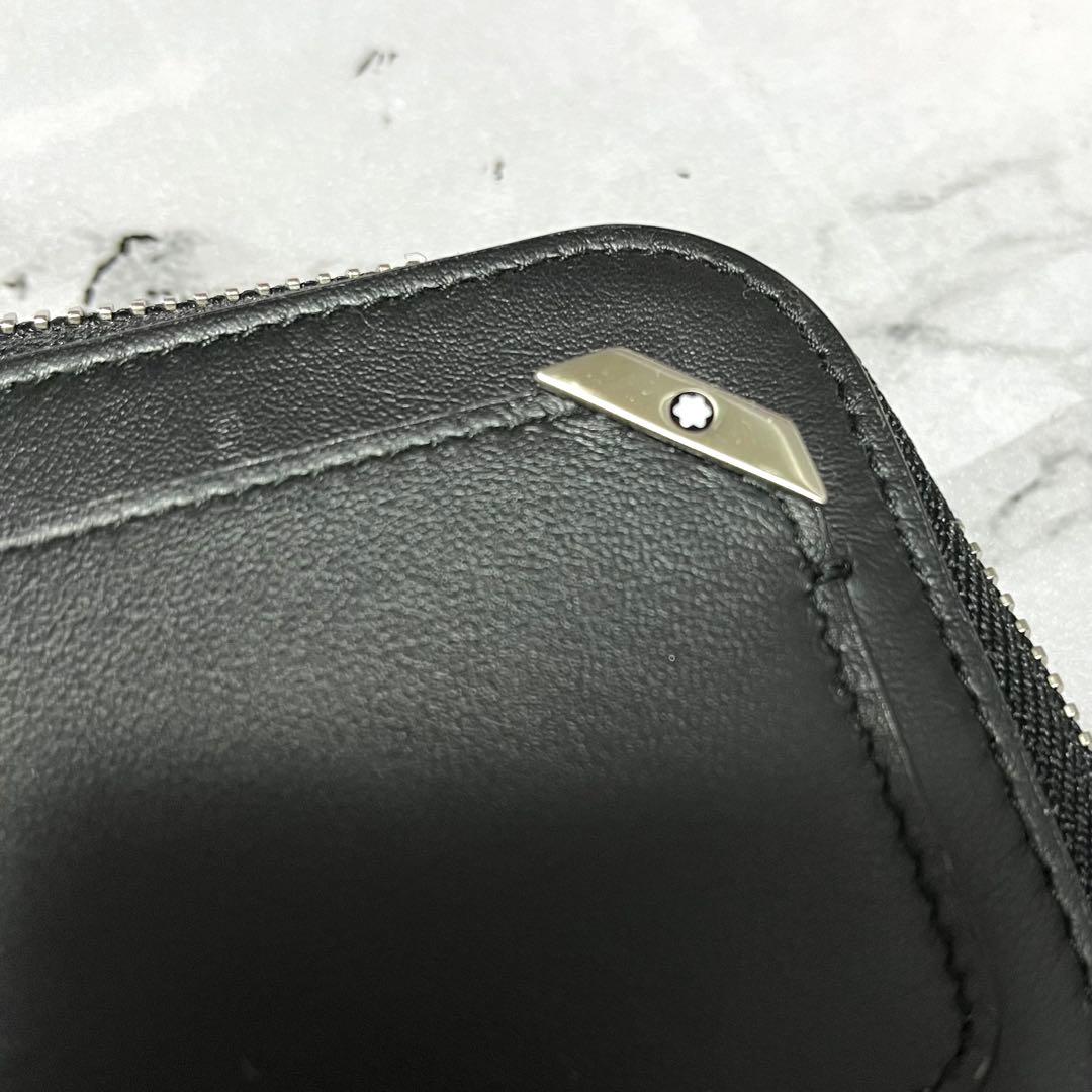 【ほぼ未使用】MONT BLANC ケース ミニ財布 小銭入れ レザー
