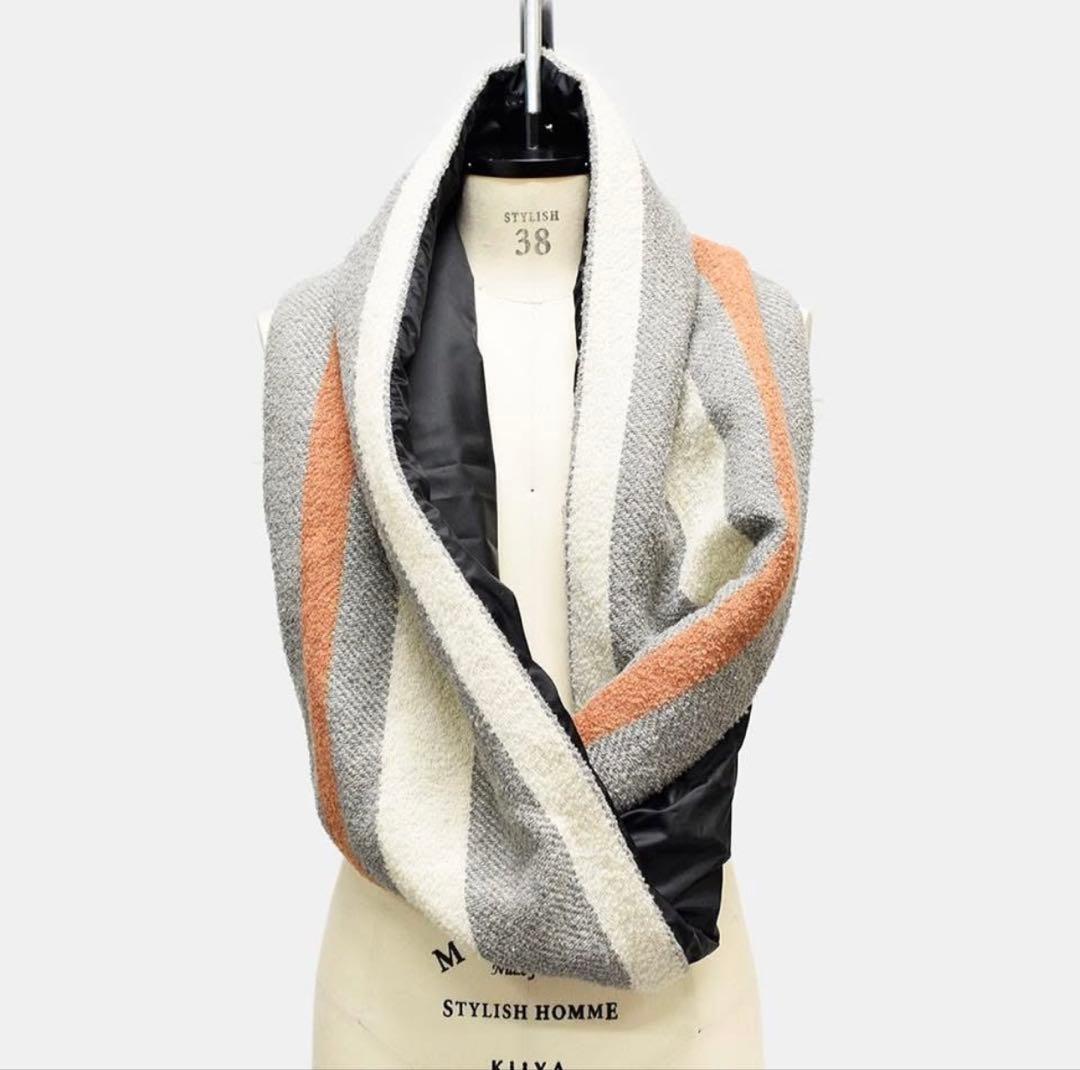 【15AW my beautiful landletランダムストライプスヌード】