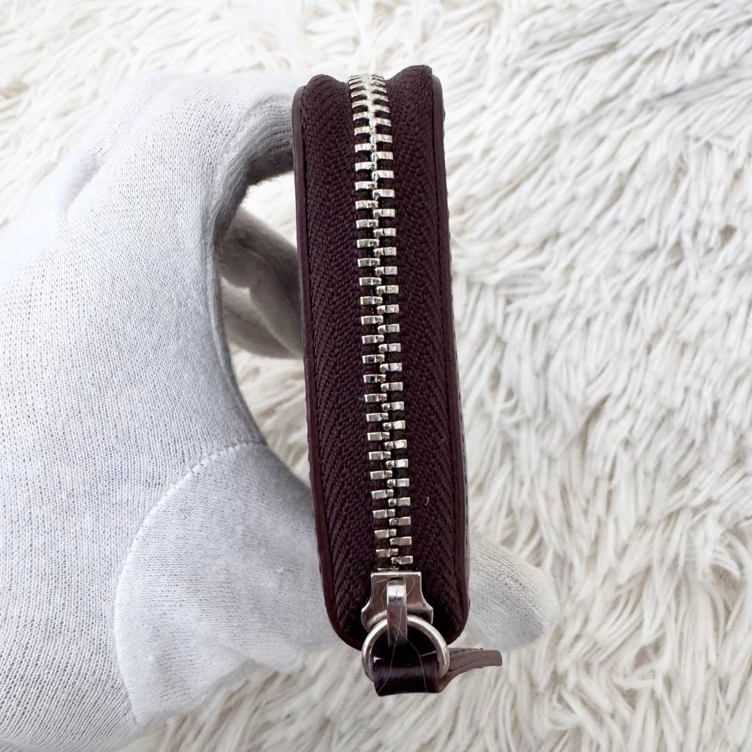 COCOMEISTER ココマイスター ケース 折り財布 ラウンド 茶