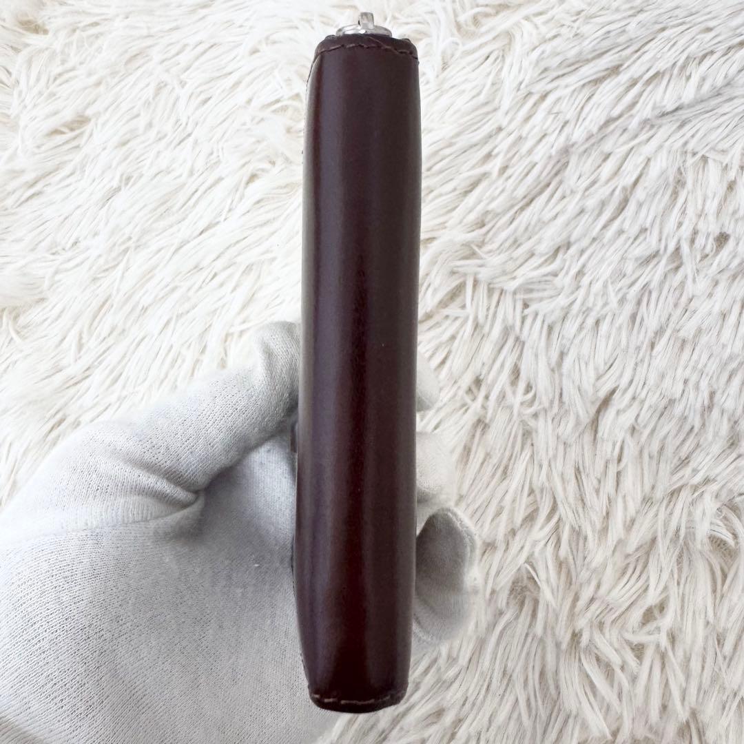 COCOMEISTER ココマイスター ケース 折り財布 ラウンド 茶