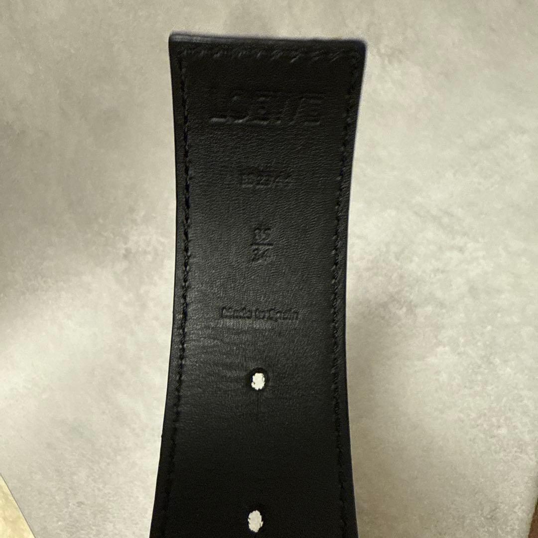 【ほぼ未使用】ロエベ　リバーシブル　レザーベルト 2025年新作