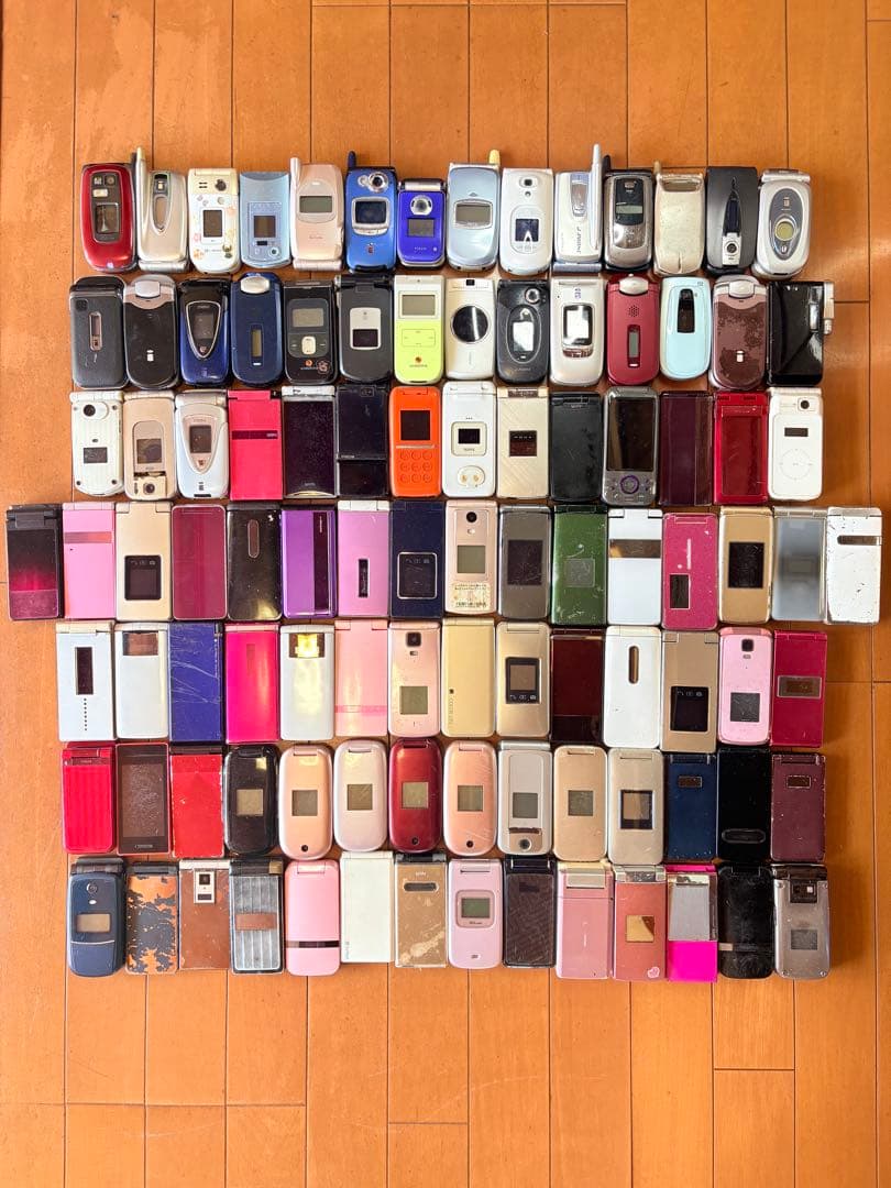 キャリア色々 ガラケー動作未確認ジャンク 100台