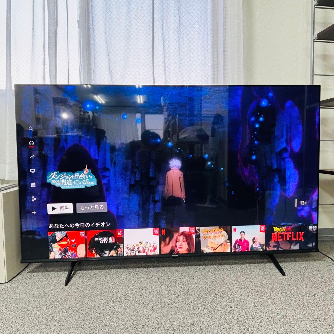 【美品】 ハイセンス 65インチ 4K液晶テレビ 65E6K 2023年製