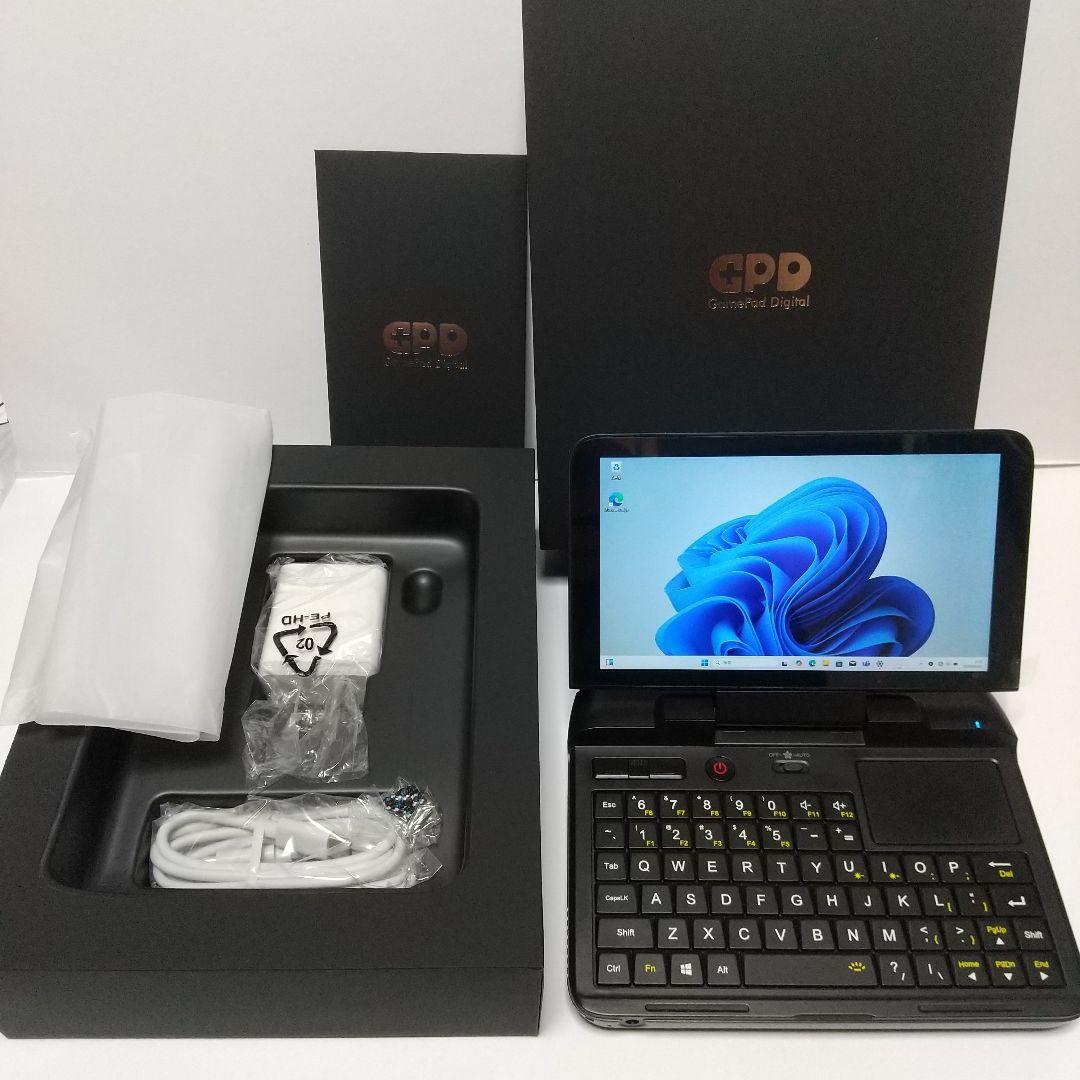 GPD MicroPC Windows11 画面新品 バッテリー新品