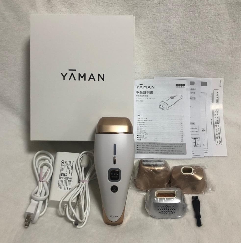 美品 YA-MAN ダブルエピ スキンボーテ STA-199T 光脱毛器 脱毛器
