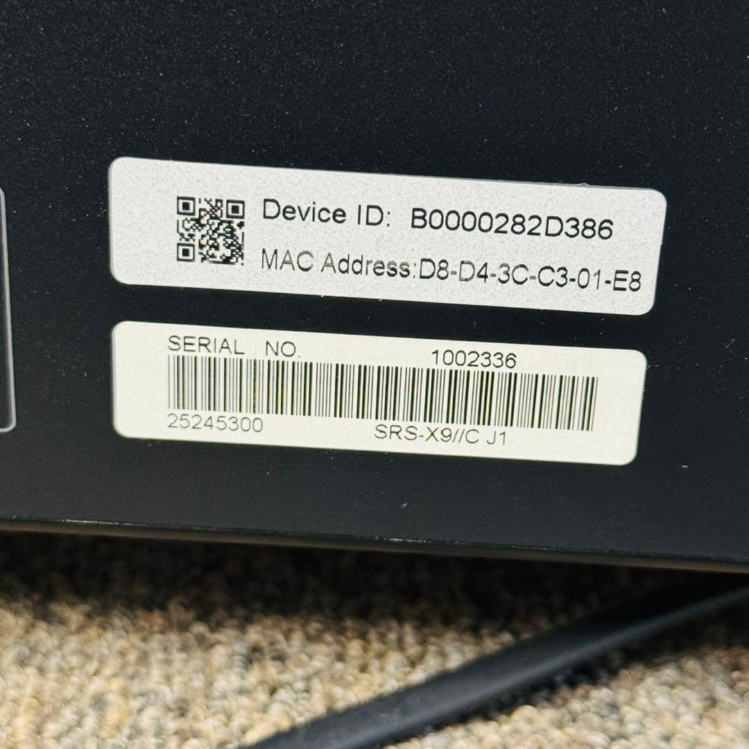 D20美品✨ ソニー ハイレゾ対応ワイヤレススピーカー コンパクトスピーカー