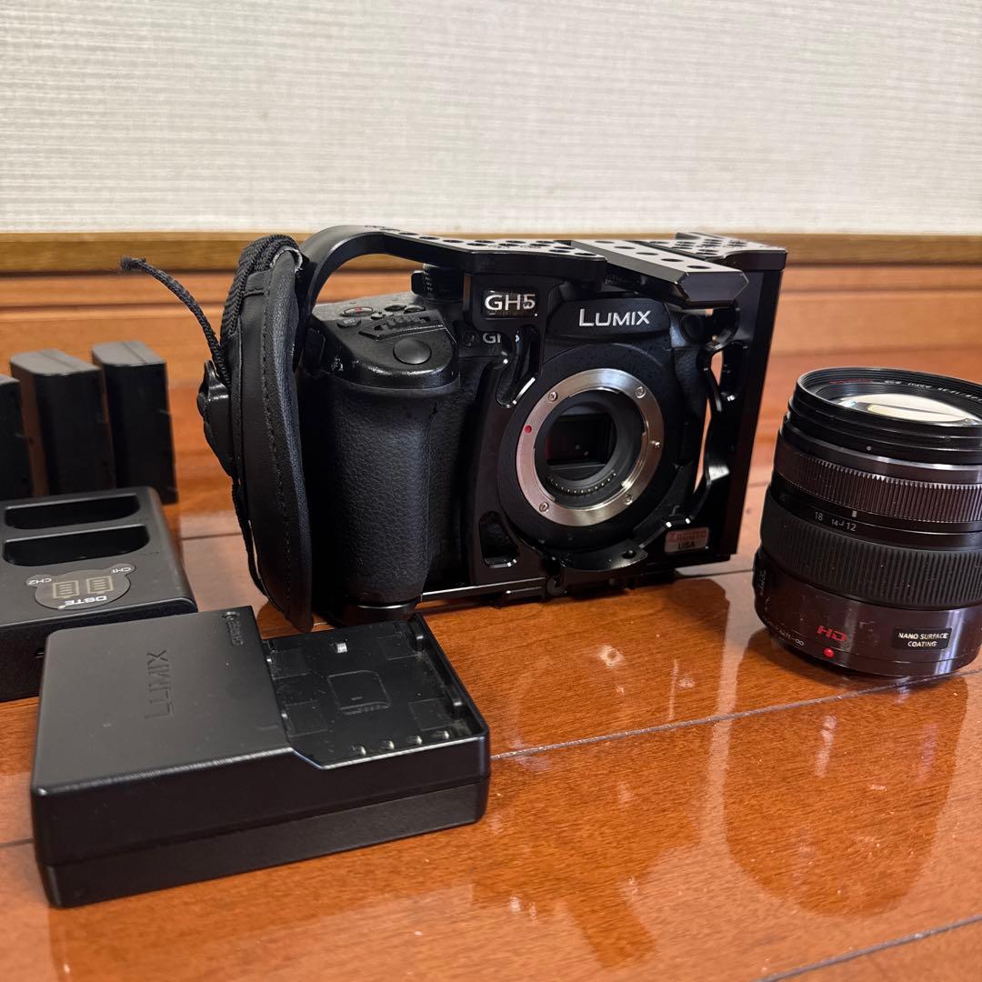 LUMIX GH5 + レンズ + バッテリー4個セット + 充電器