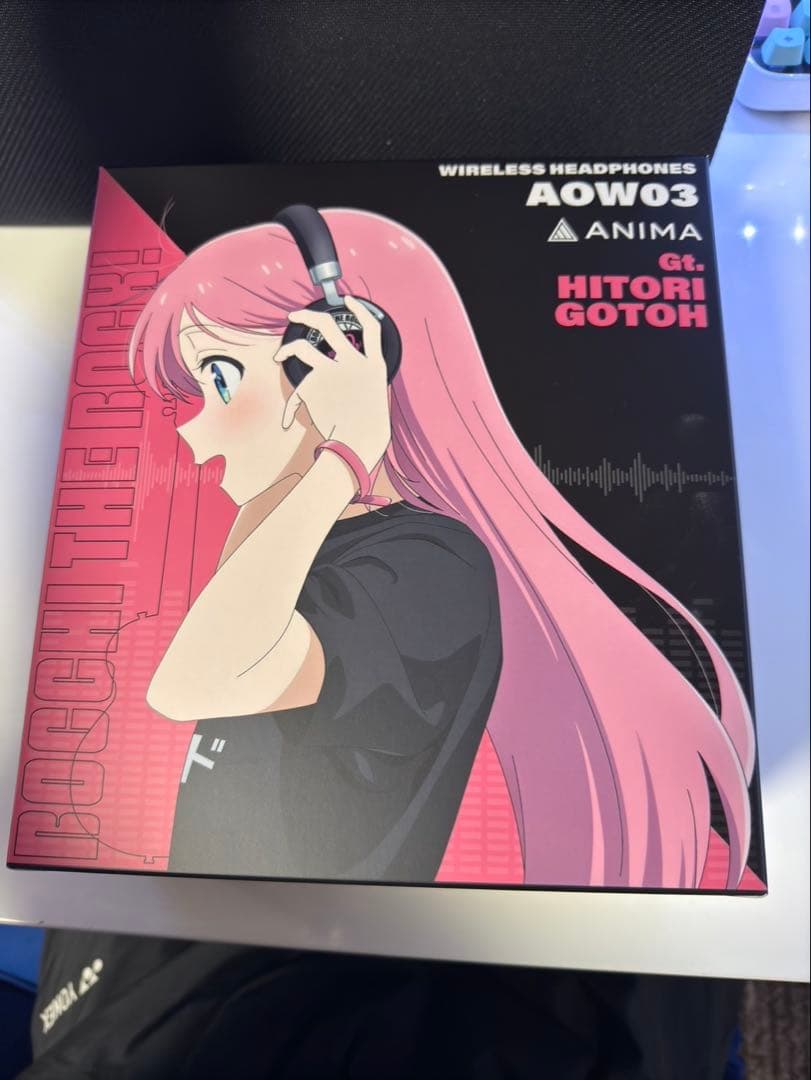 onkyo ぼっちざろっくコラボ　ワイヤレスヘッドホン　後藤ひとりモデル