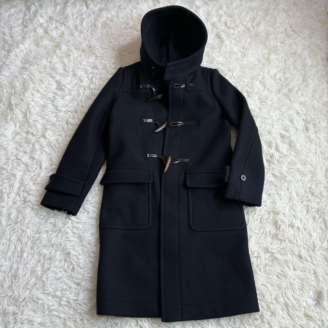 新品未着用 HYKE ハイク ダッフルコート ブラック　2