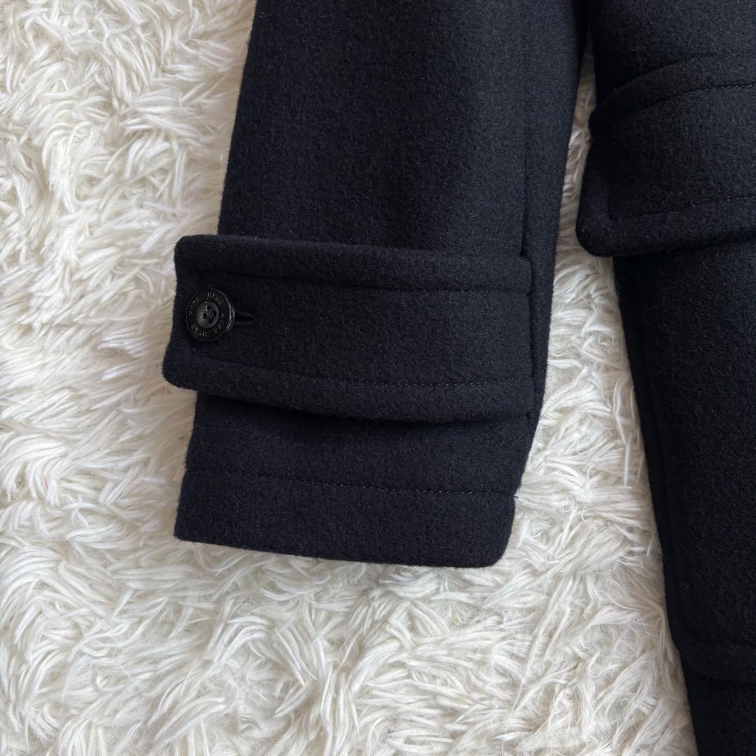 新品未着用 HYKE ハイク ダッフルコート ブラック　2