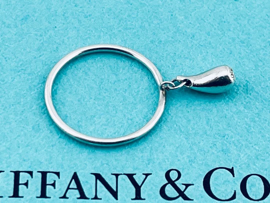 h960 美品　ティファニー　ティアドロップ　リング　925 約11.5号