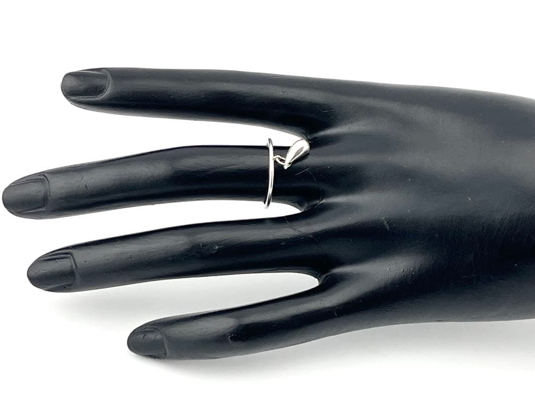 h960 美品　ティファニー　ティアドロップ　リング　925 約11.5号