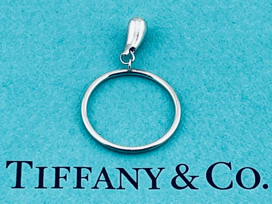 h960 美品　ティファニー　ティアドロップ　リング　925 約11.5号