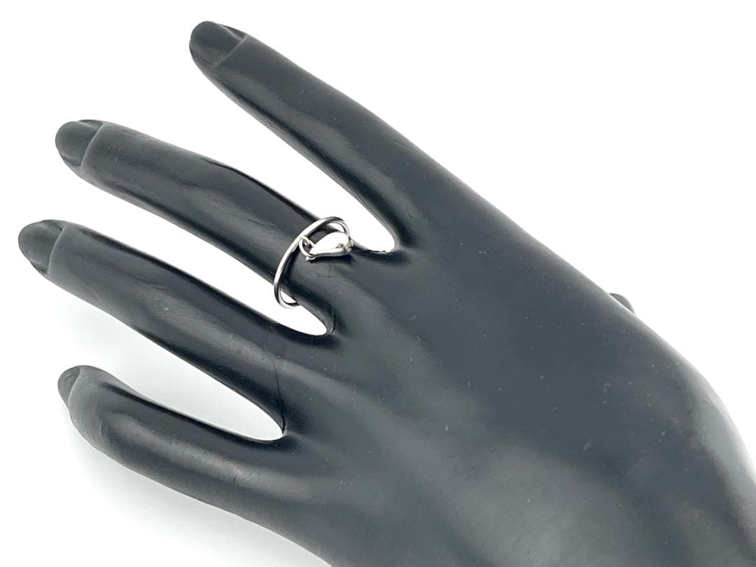 h960 美品　ティファニー　ティアドロップ　リング　925 約11.5号