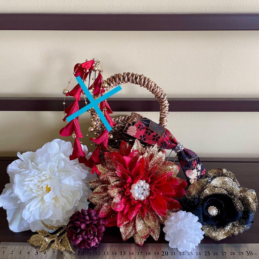 変更あり✾ 和装髪飾り　振袖髪飾り　成人式髪飾り　色打掛髪飾り　結婚式髪飾り