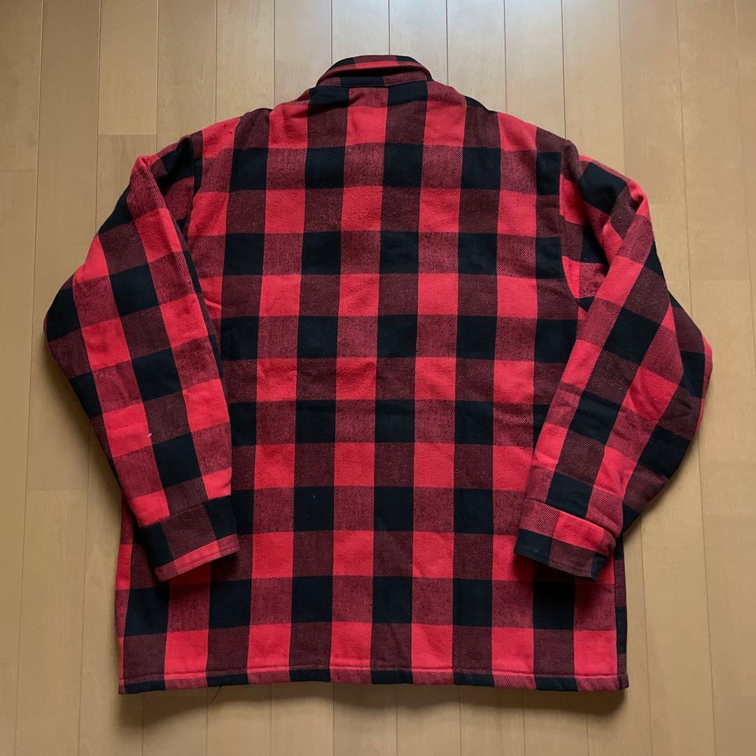 70s 80s FIVE BROTHER キルティングネルシャツ　三角タグ