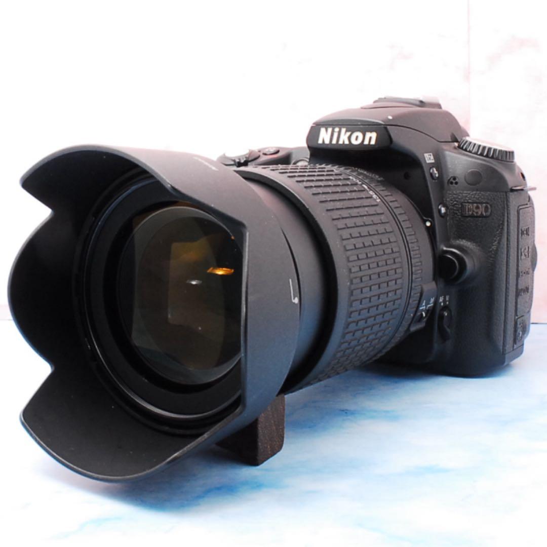 ▪️ニコン D90▪️一眼レフカメラ▪️新品級のS数▪️近くも遠くもこれ1本▪️