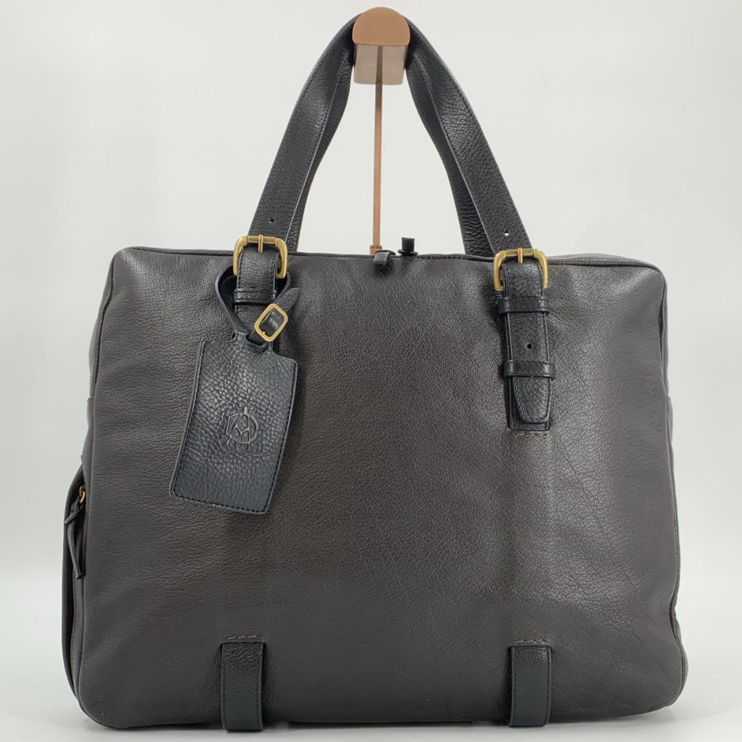 ダンヒル ENDEAVOUR エンデバー ビジネスバッグ ブリーフケース 焦茶