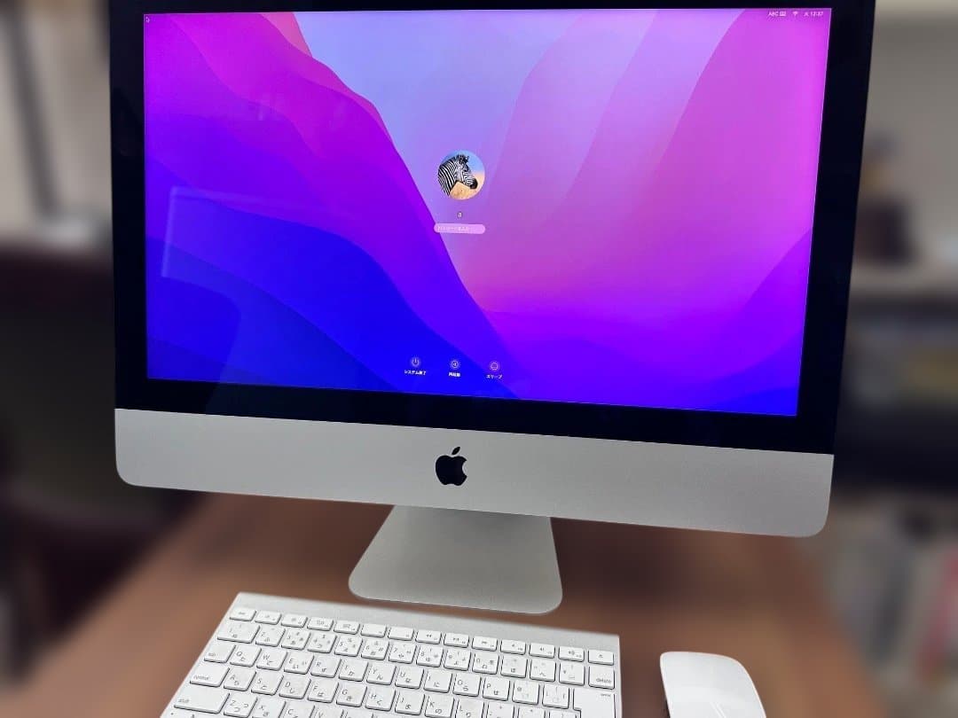 動作順調★iMac21.5型Retina 4KディスプレイFusionDrive
