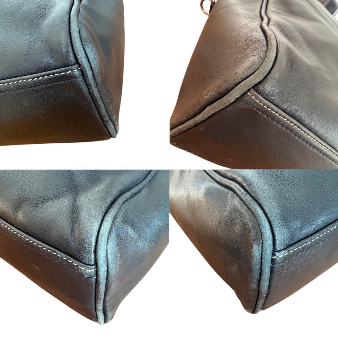 COACH レガシー オールレザー　2WAY大型　ビジネスバッグ　A4 ブラック