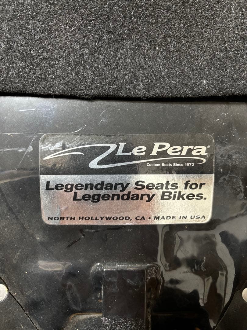 ひなた La Pera バイクシート 黒