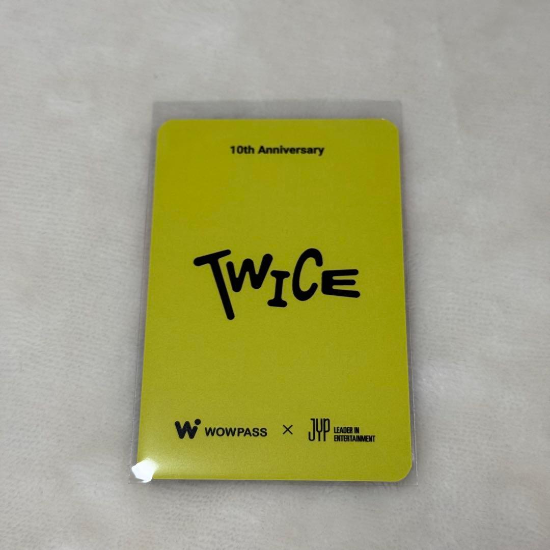 TWICE サナ　wowpass TWICE 10周年 購入特典限定トレカ