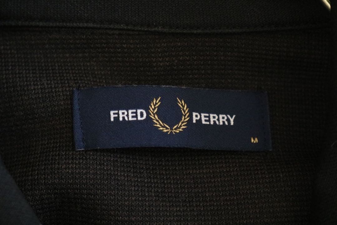 【FRED PERRY】極美品　コーチジャケット　黒　M 日本製★