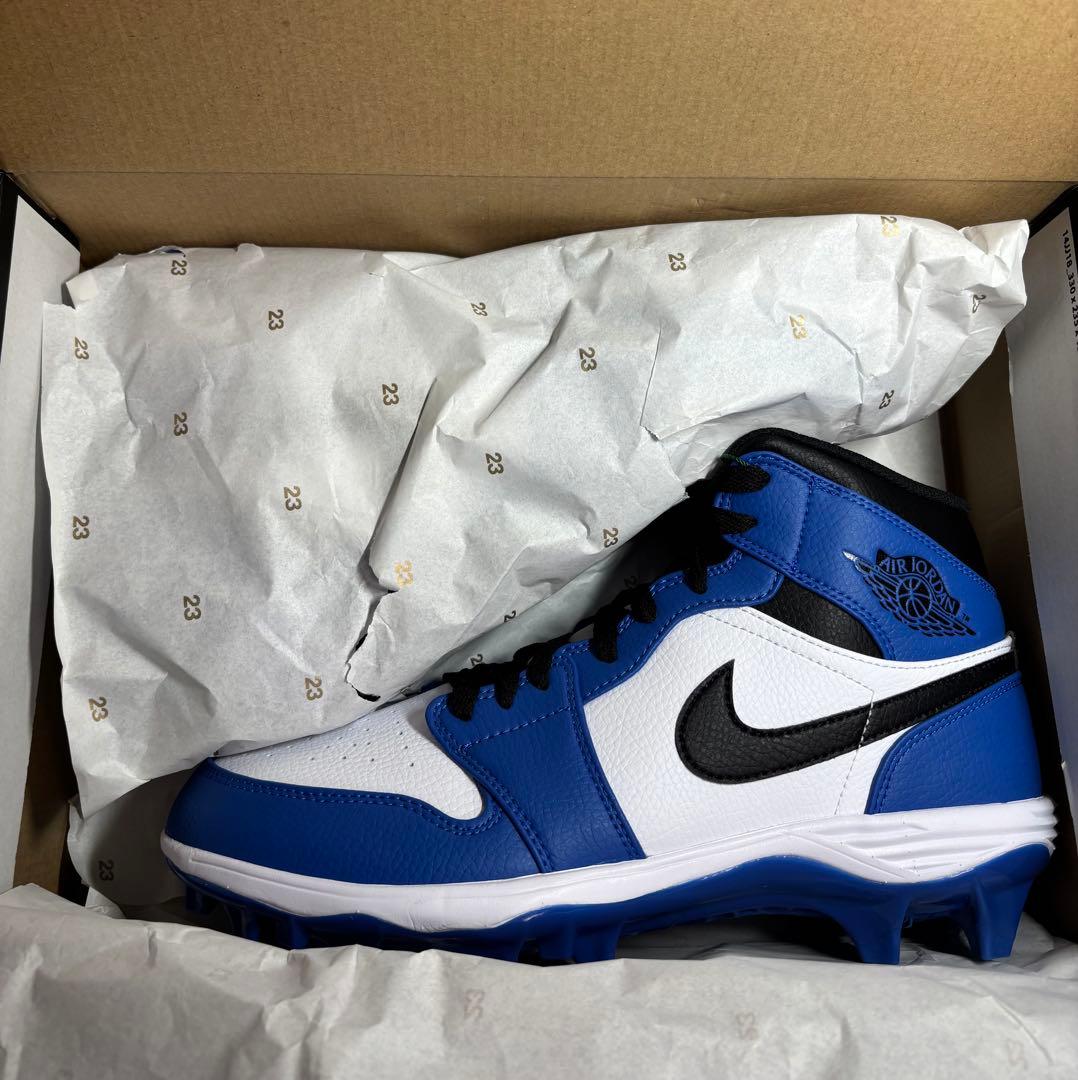 のりを ジョーダン 1 ミッド TD クリート 未使用品size27.0㎝