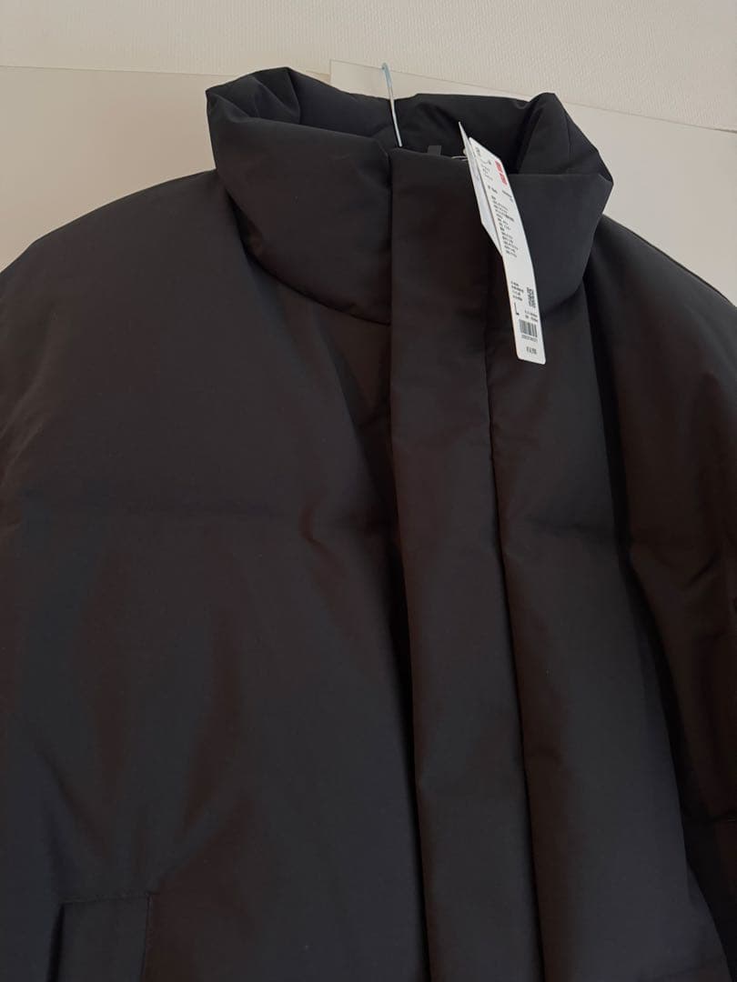 シームレスダウンジャケット　L Black