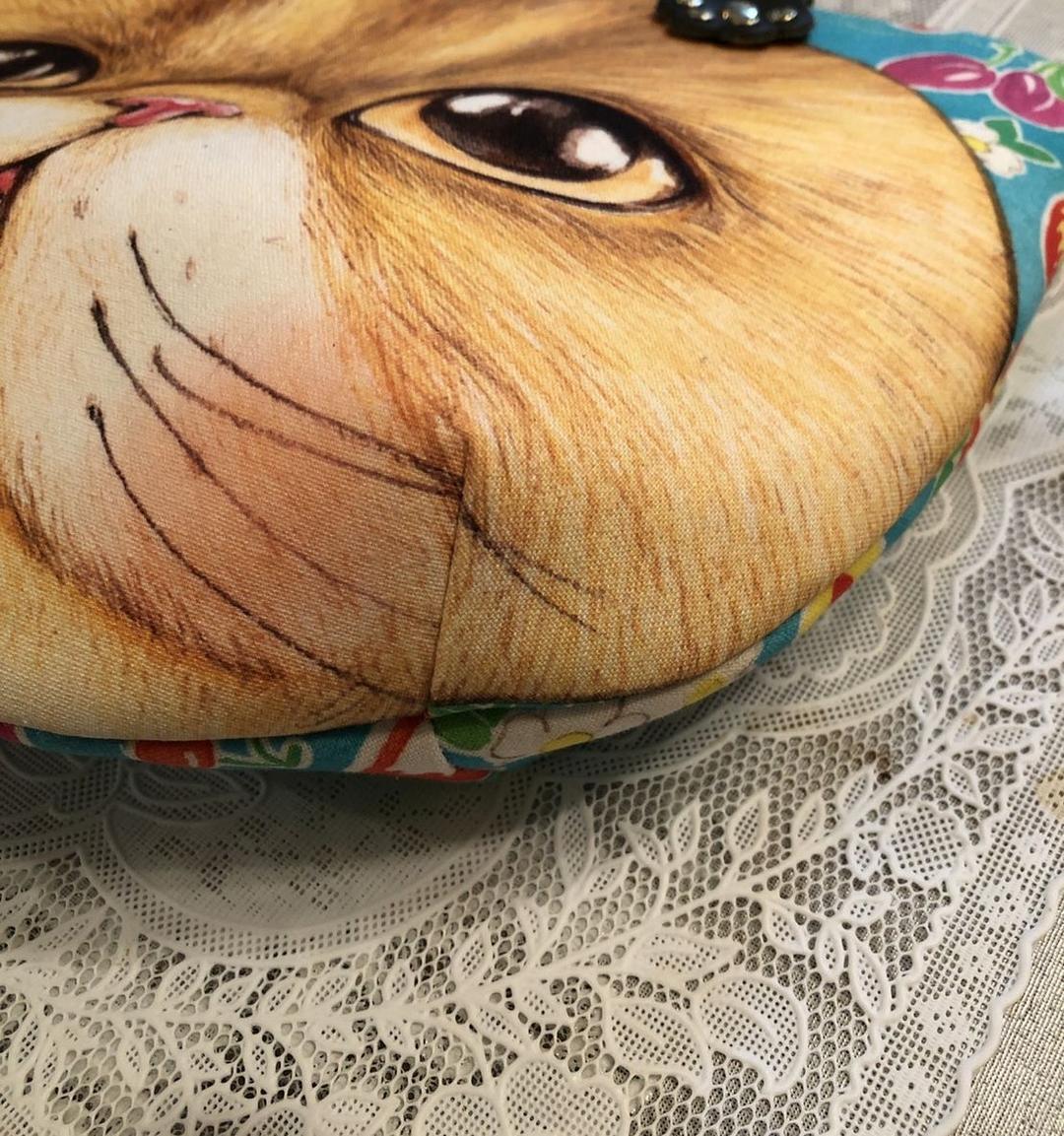 アミモモ☆コヤンイサムチョン☆クムお顔ぷっくりバッグポーチ☆猫バッグ2点