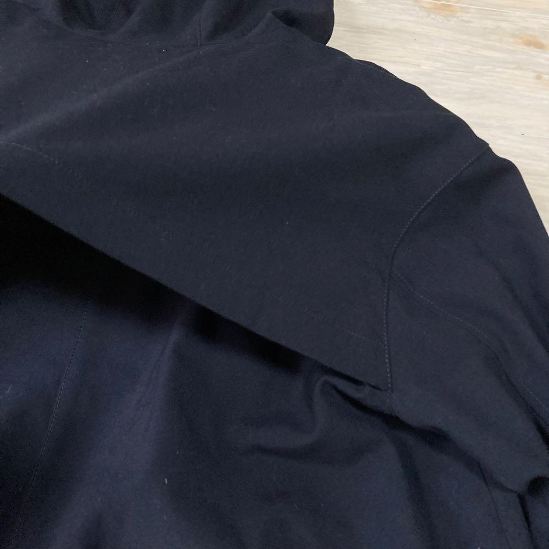 美品 自由区 ナイロンコート ダウンコート Aライン 2way 大きいサイズ