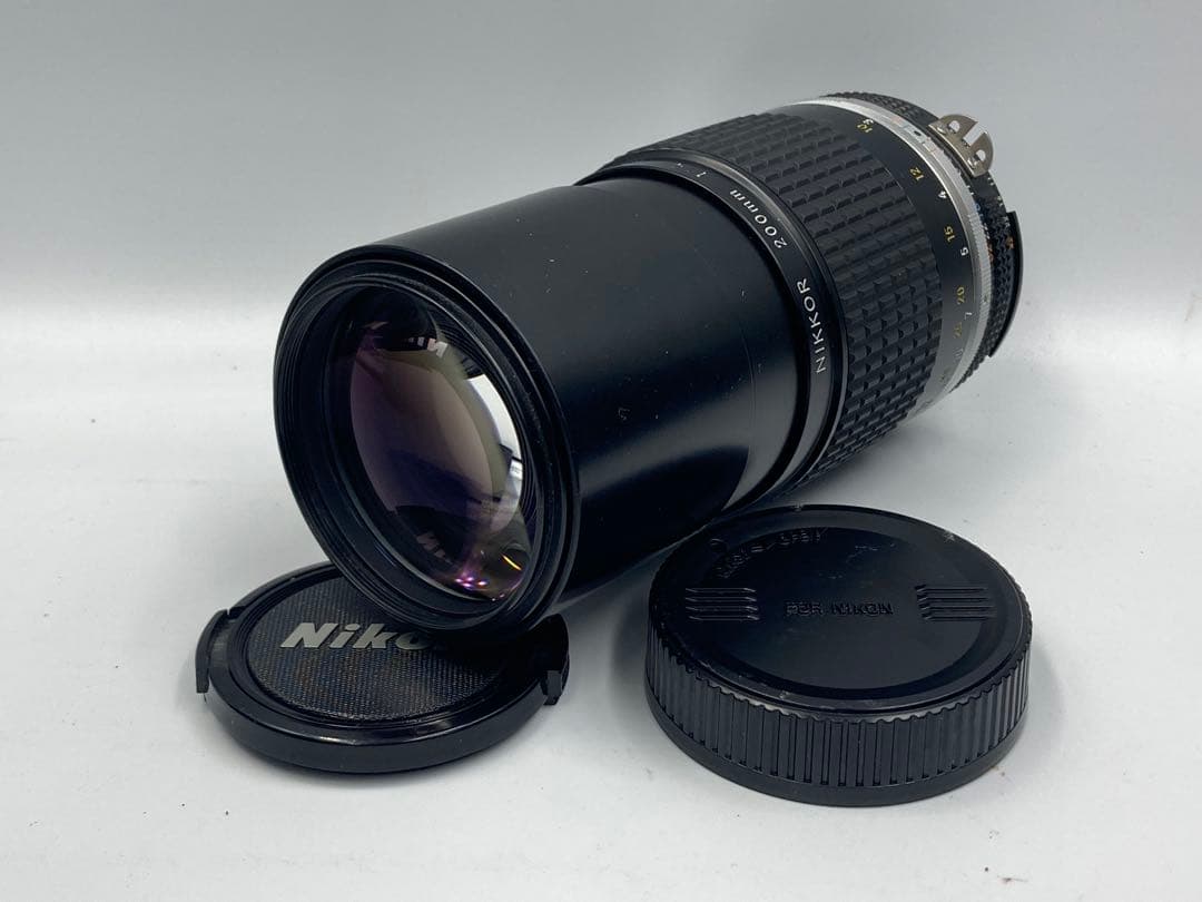作例付き　NIKON Ai-s 200mm F4 nikkor 管mpr