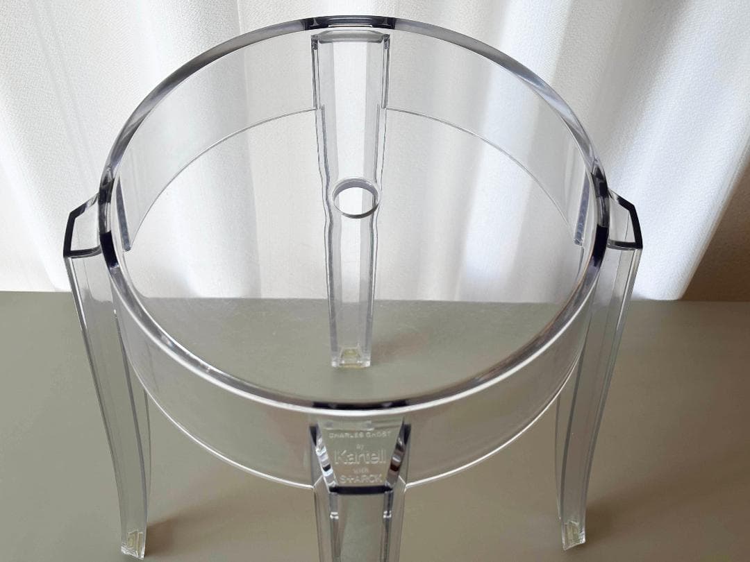 【AO】Kartell カルテル チャールズゴースト ロー スツール イス