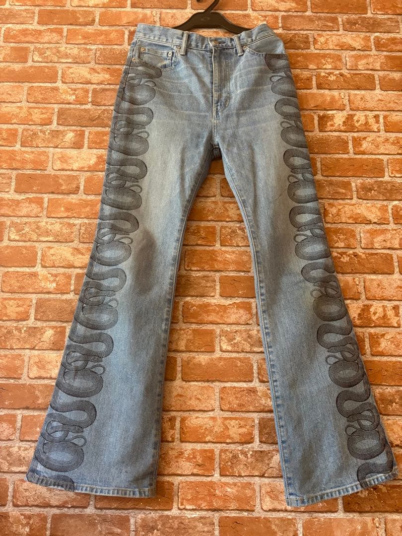 ヒステリックグラマースネークウミヘビデニムL