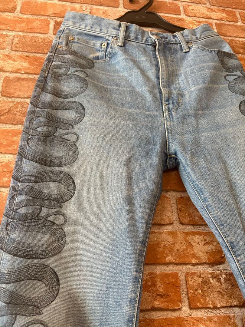 ヒステリックグラマースネークウミヘビデニムL