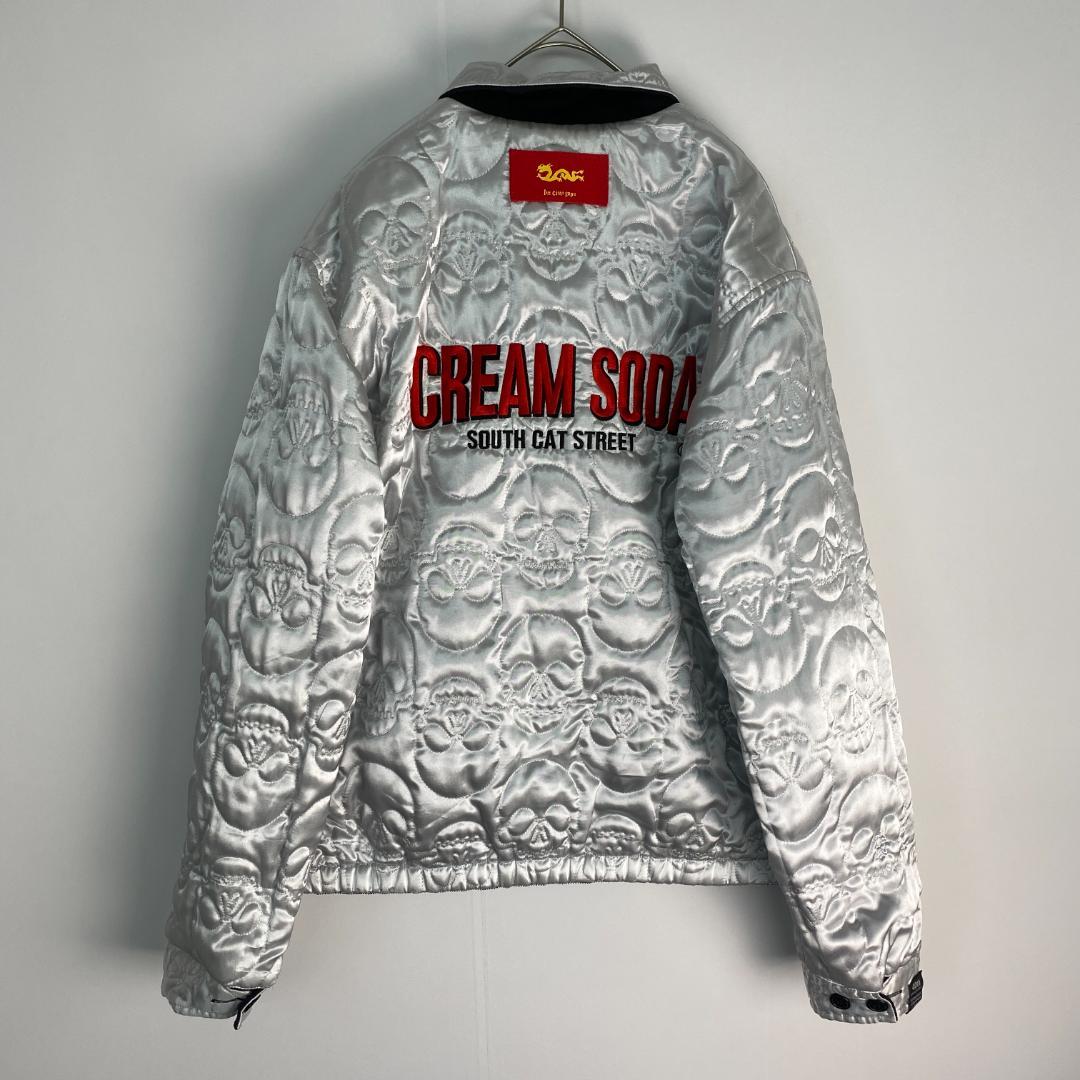 ピンクドラゴン　スカジャン　希少サイズ　クリームソーダ ピンクドラゴン