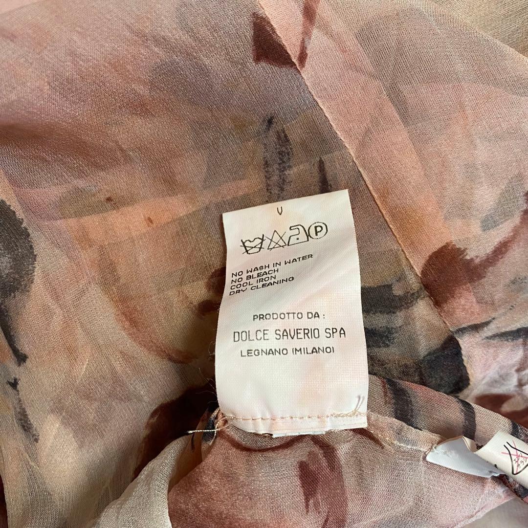 90s DOLCE&GABBANA シルクシャツ size38 ITALY製