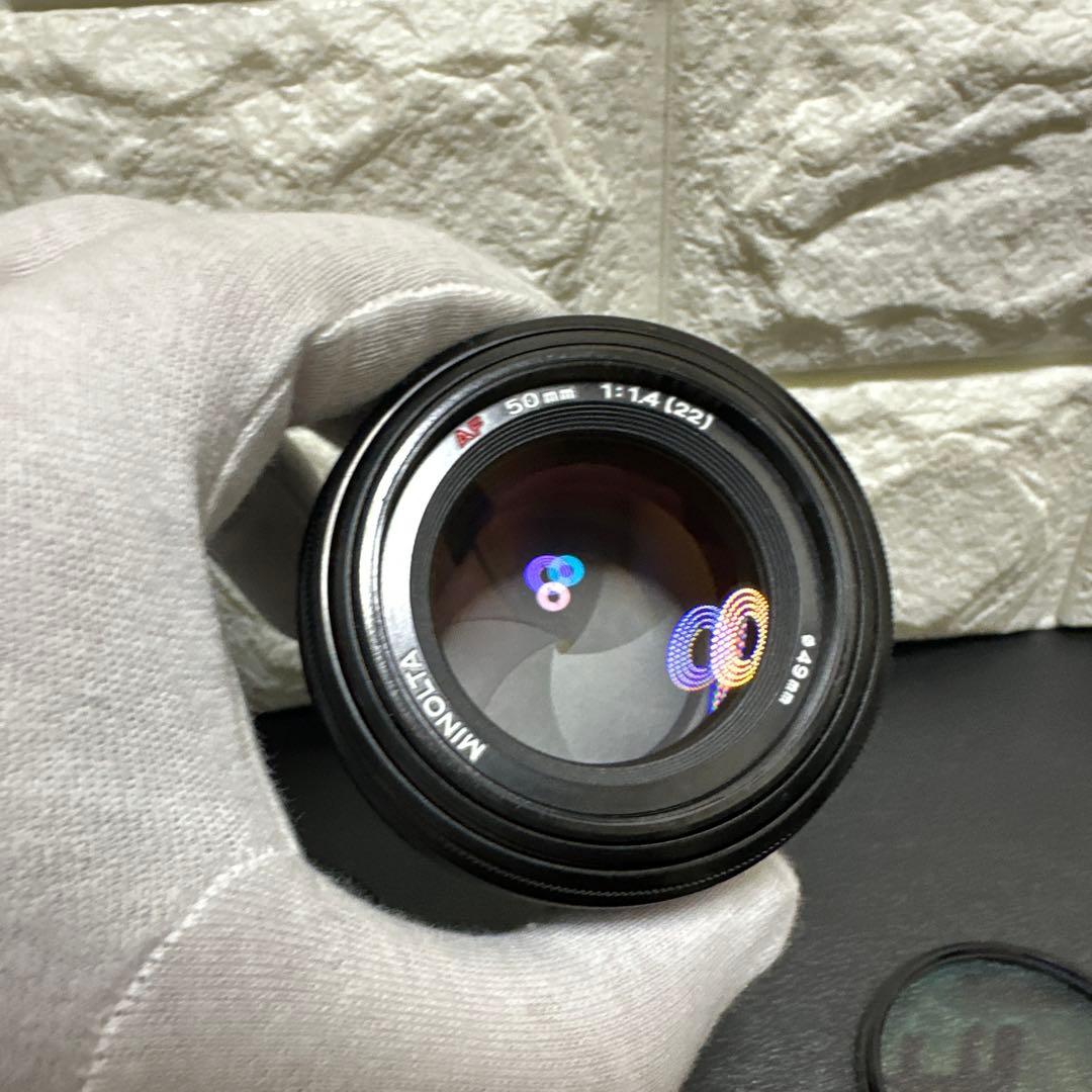 美品　ミノルタ Minolta AF 50mm F1.4 単焦点レンズ