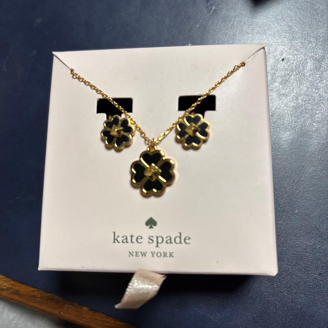 ケイトスペード イヤリング、ネックレスセット 未使用